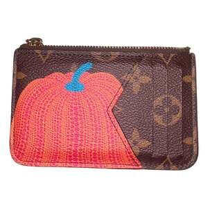 Louis Vuitton x YK Monogram Kusama Pumpkin Zipped Romy Card